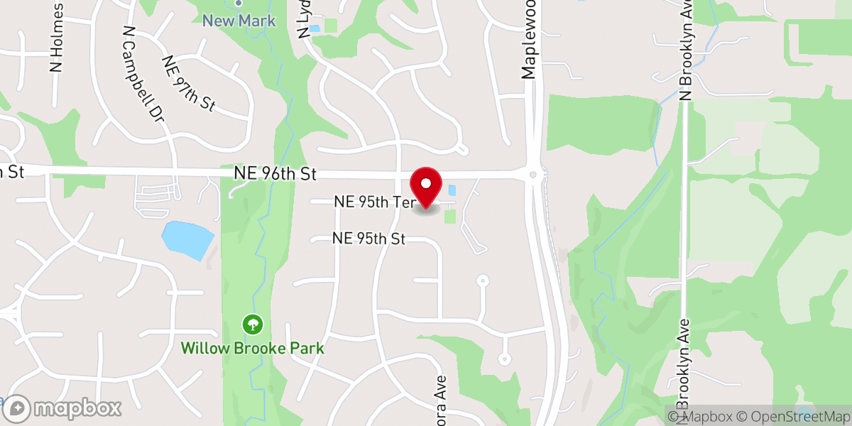 Map showing location of Lift Church KC Inc