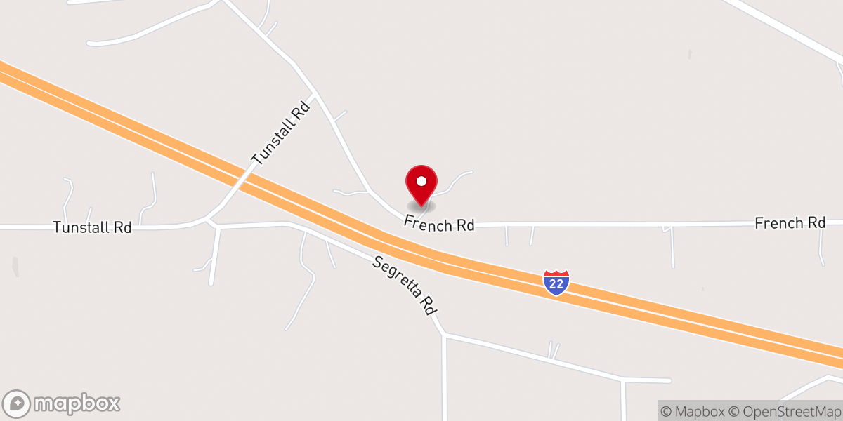 Map showing location of Miracle Temple Church of God in Christ