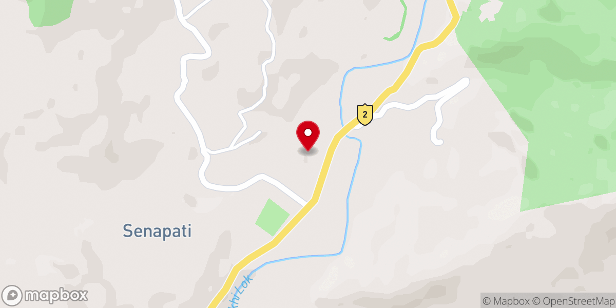 Map showing location of £-Tutor, Church road colony senapati