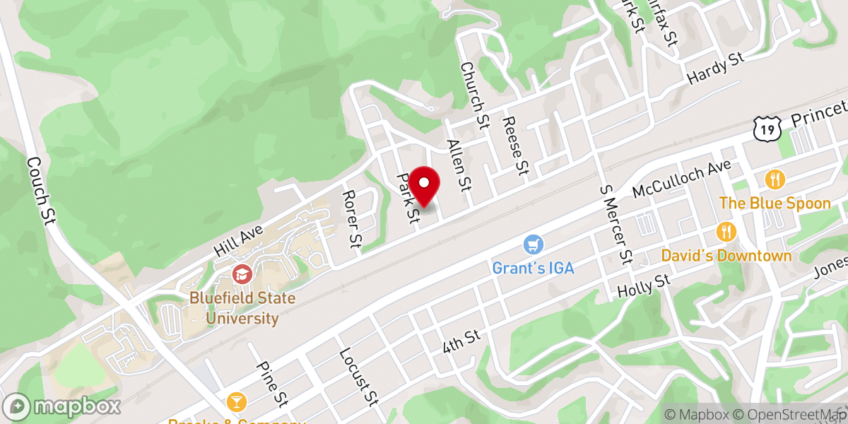 Map showing location of Greater Mt Zion Pentecostal Church