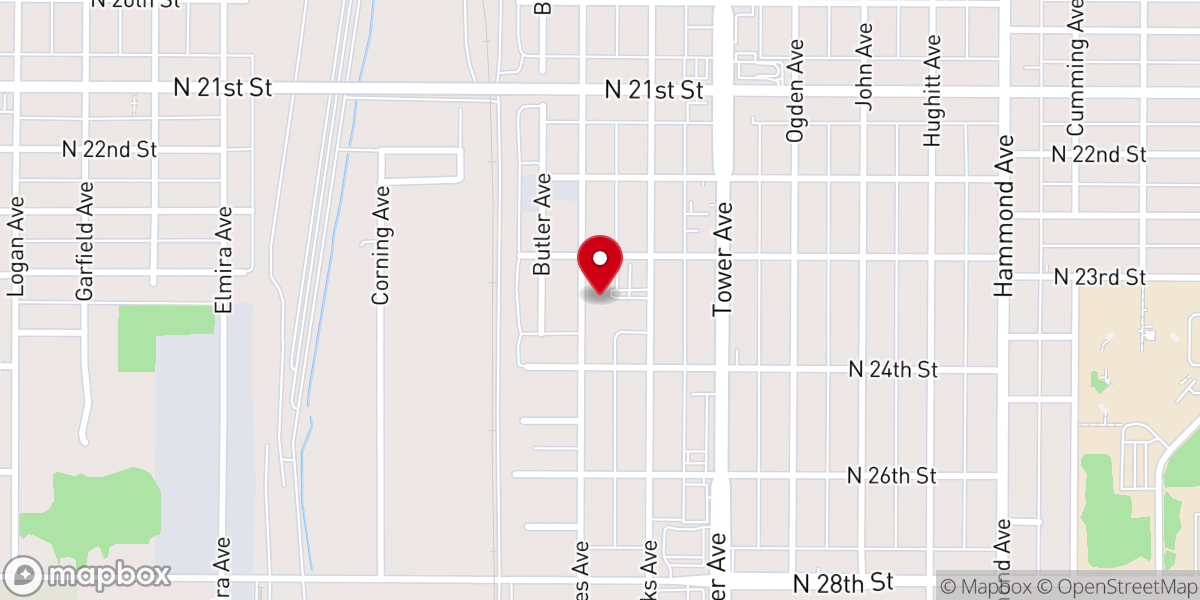 Map showing location of Unity Mentor Programs
