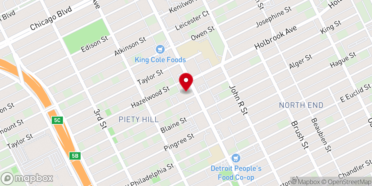 Map showing location of BREAKERS CHURCH