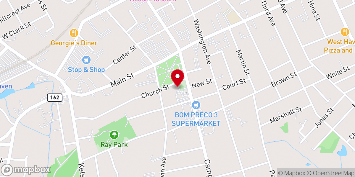 Map showing location of Philadelphia Christian Fellowship