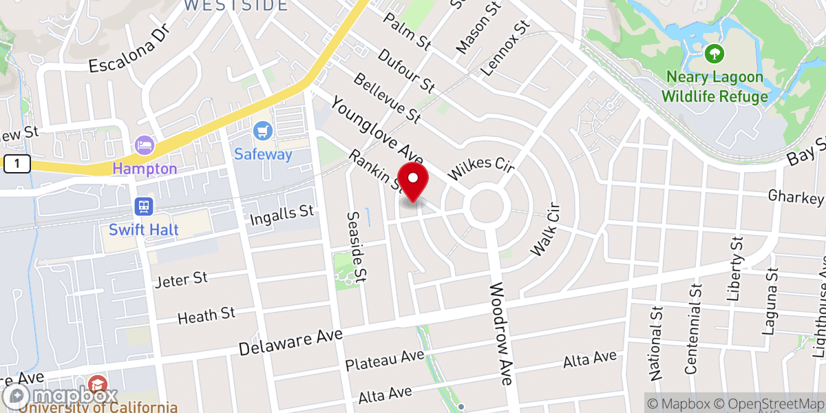 Map showing location of First Pedestrian Church of Rastafari