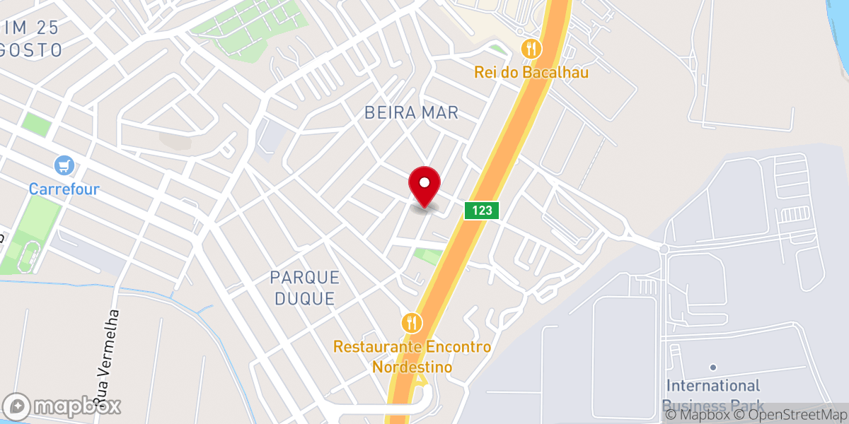 Map showing location of IPPA - Igreja Pentecostal Profética Adonai