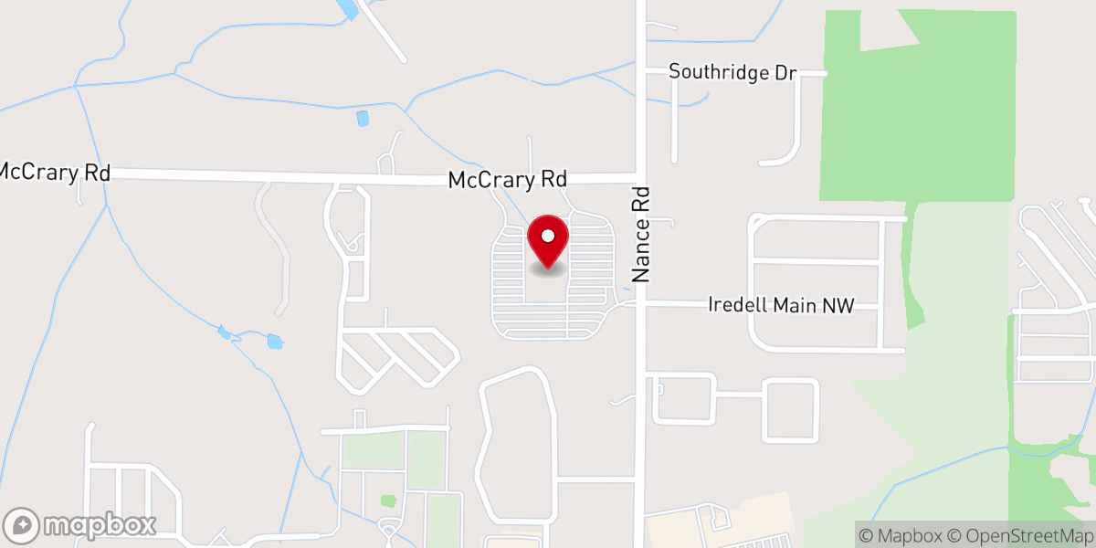 Map showing location of Church of the Highlands | Madison Campus