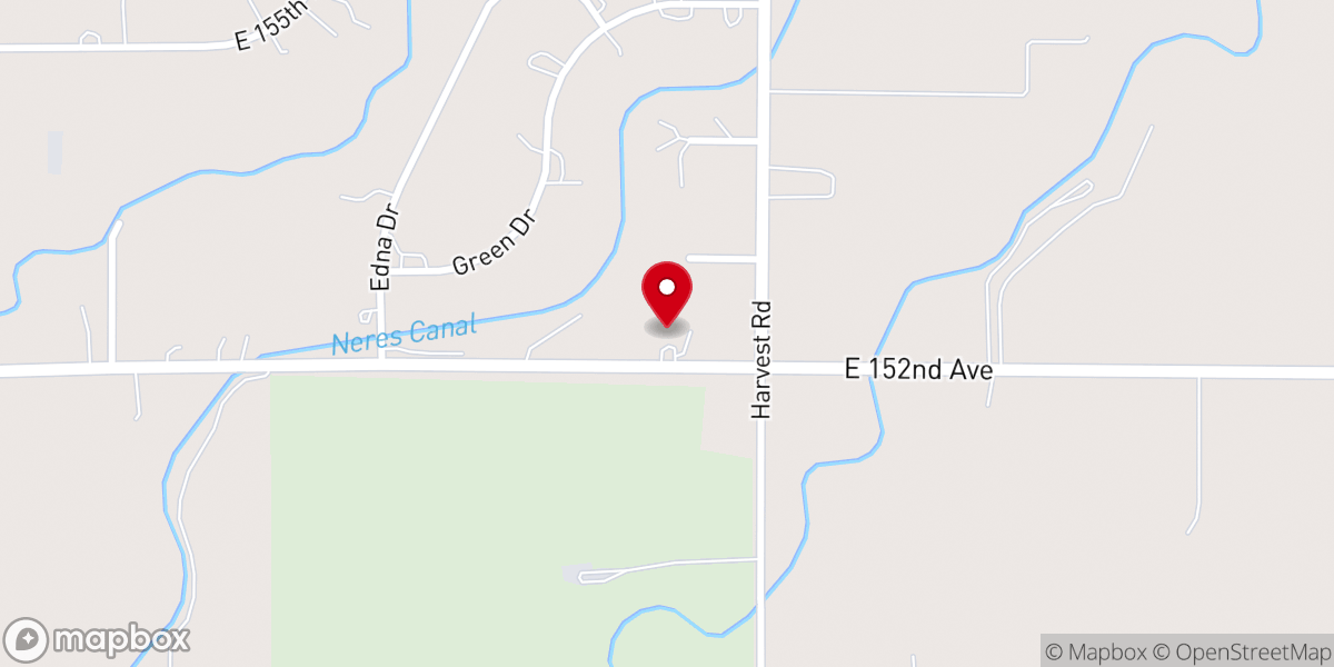 Map showing location of Revival Fellowship Barn