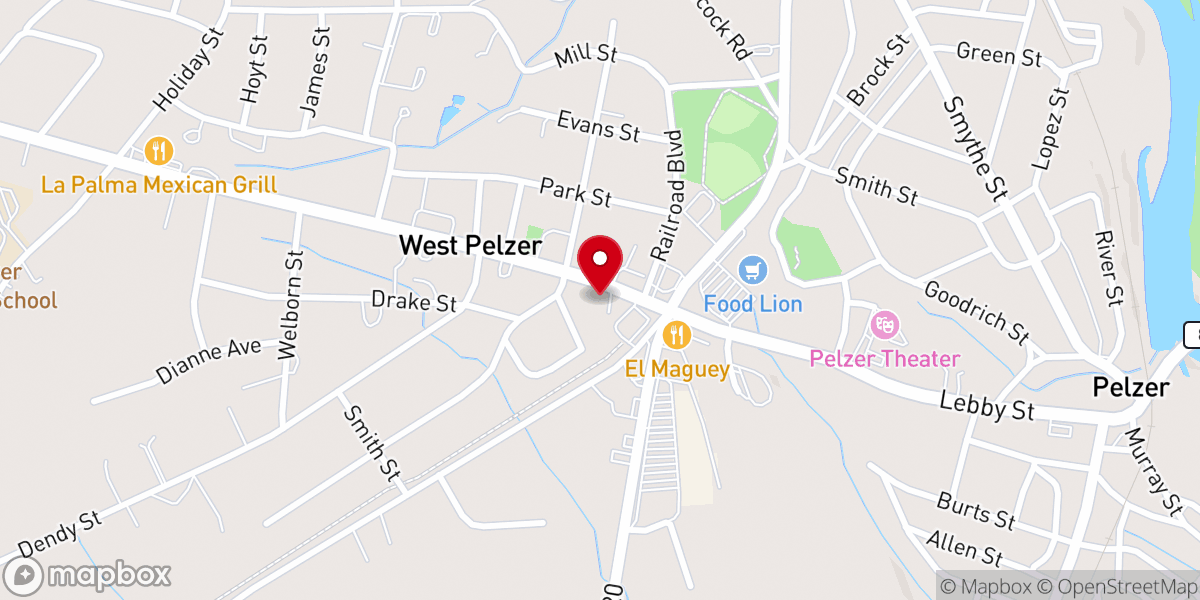 Map showing location of Living Water Church of God of Prophecy