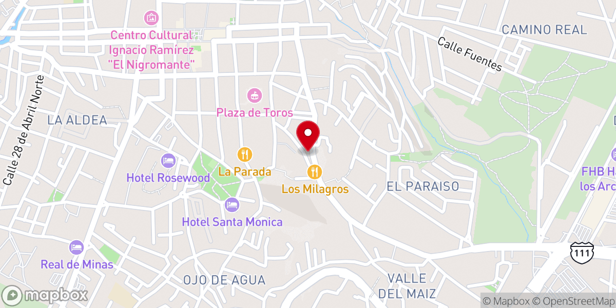 Map showing location of El Mirador
