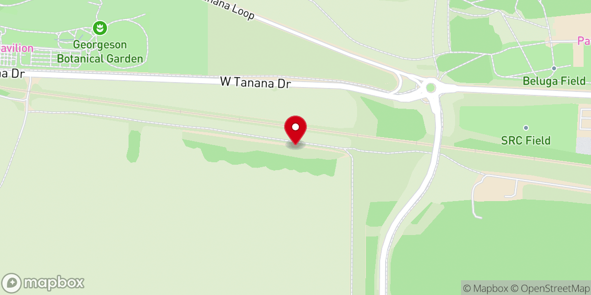 Map showing location of Chena Ridge Friends Meeting
