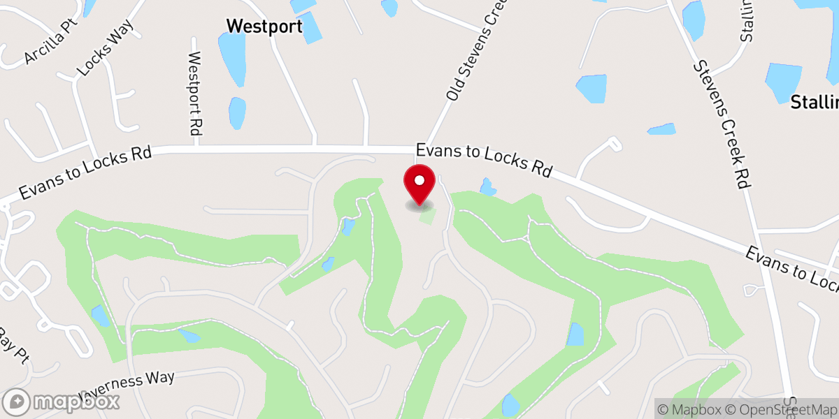 Map showing location of Clark Grove Baptist Church