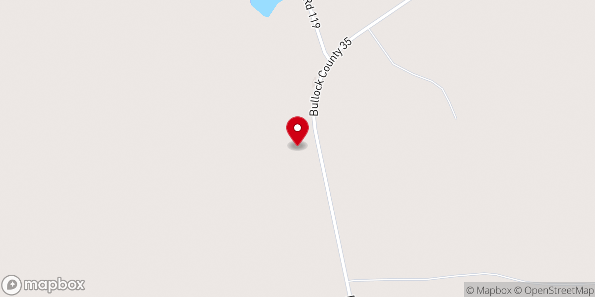 Map showing location of Mount Azure Baptist Church