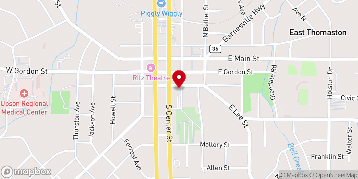 Map showing location of St Michael and All Angels Charismatic Episcopal Church