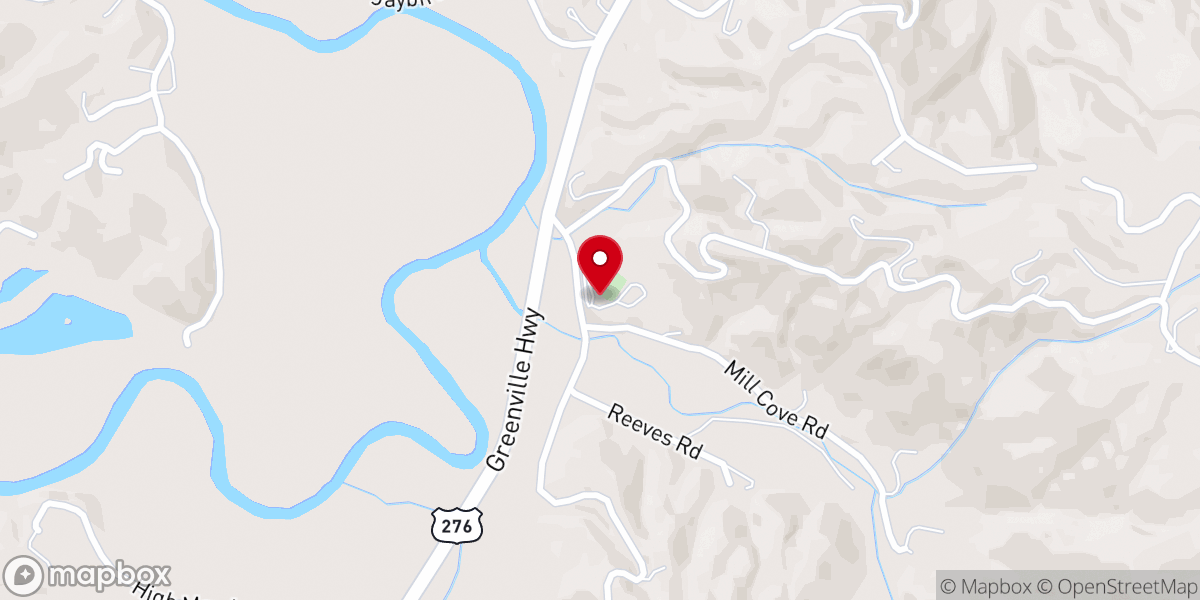 Map showing location of Carr Hill Church