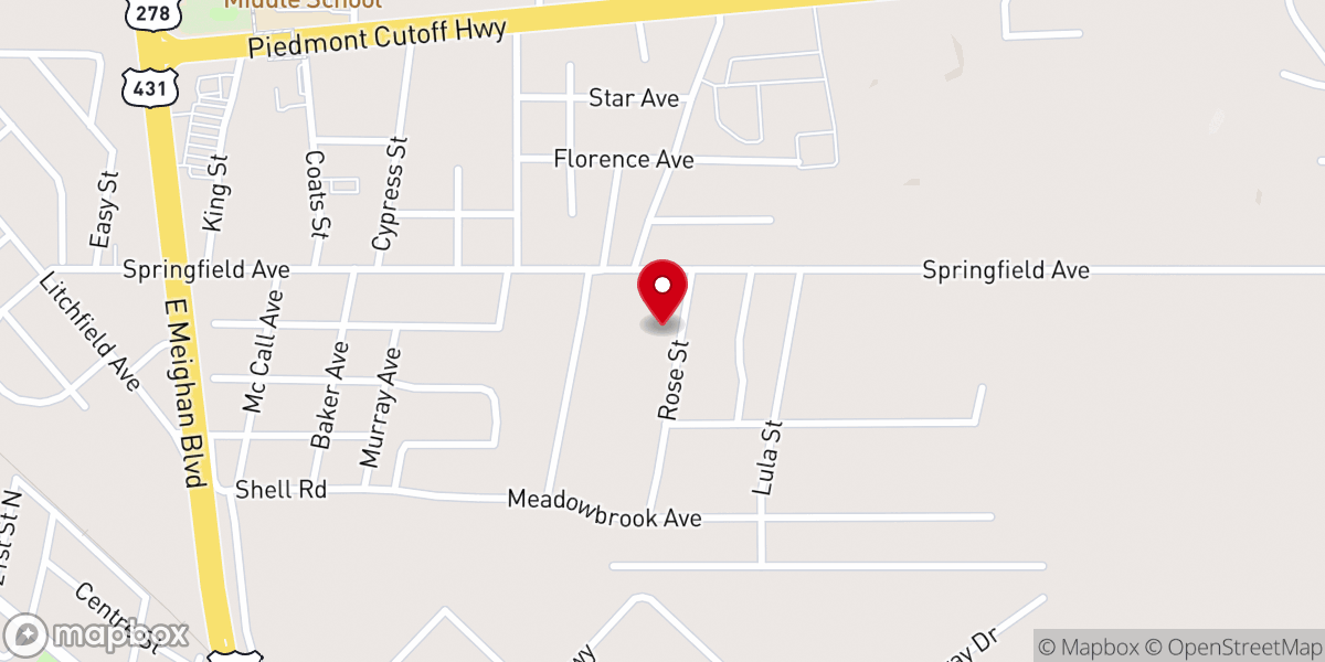 Map showing location of Iglesia Cristo Resucitado