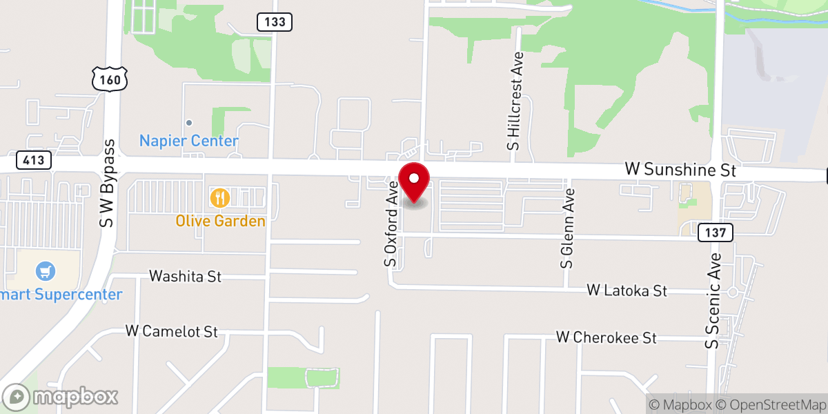 Map showing location of Macedonia Baptist Church