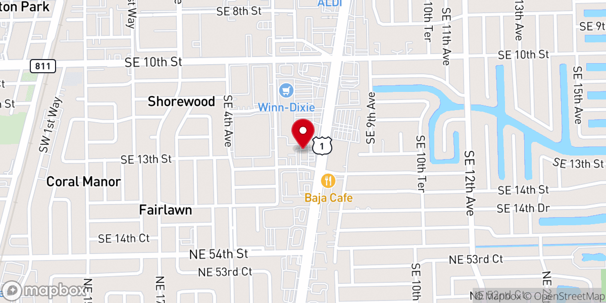 Map showing location of New Life Church
