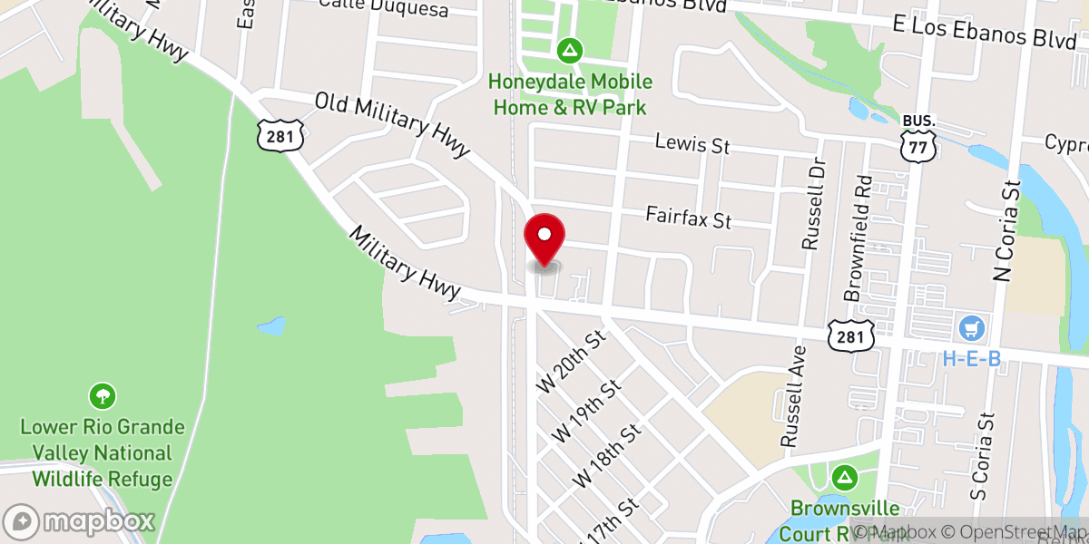 Map showing location of Casa Del Senor Una Casa De Oracion Inc
