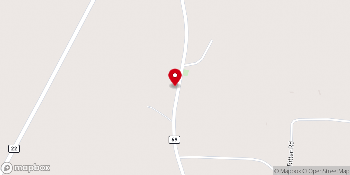 Map showing location of Morris Chapel United Methodist Church
