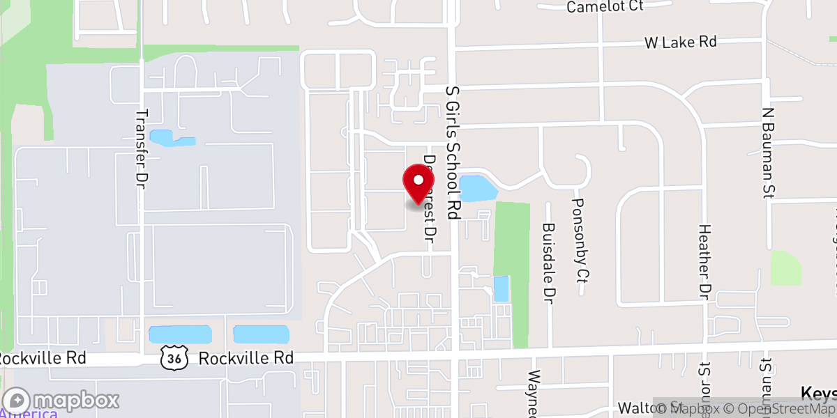 Map showing location of NeighborCare of Chapel Hill