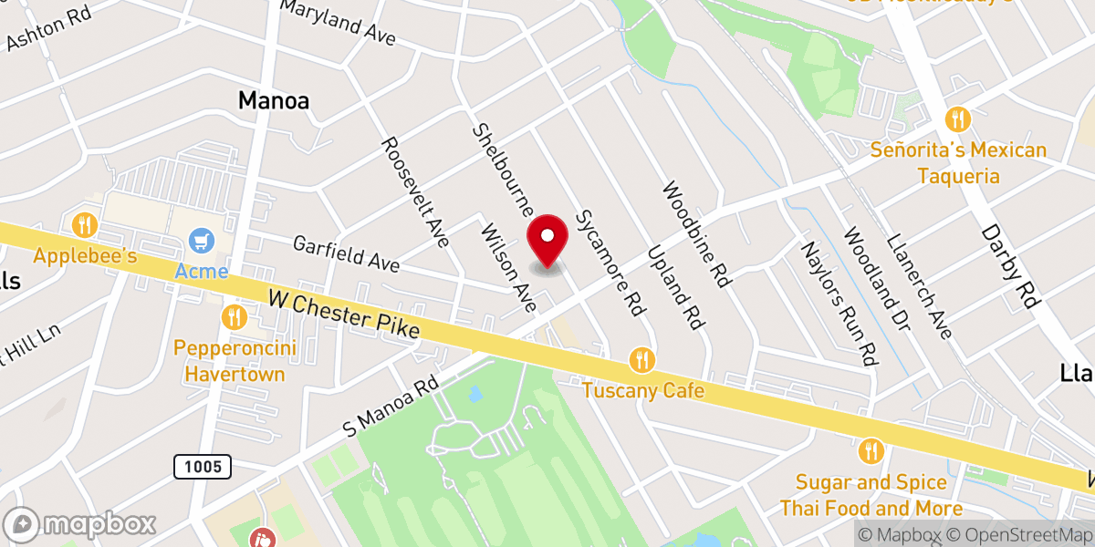 Map showing location of Sacred Heart Convent