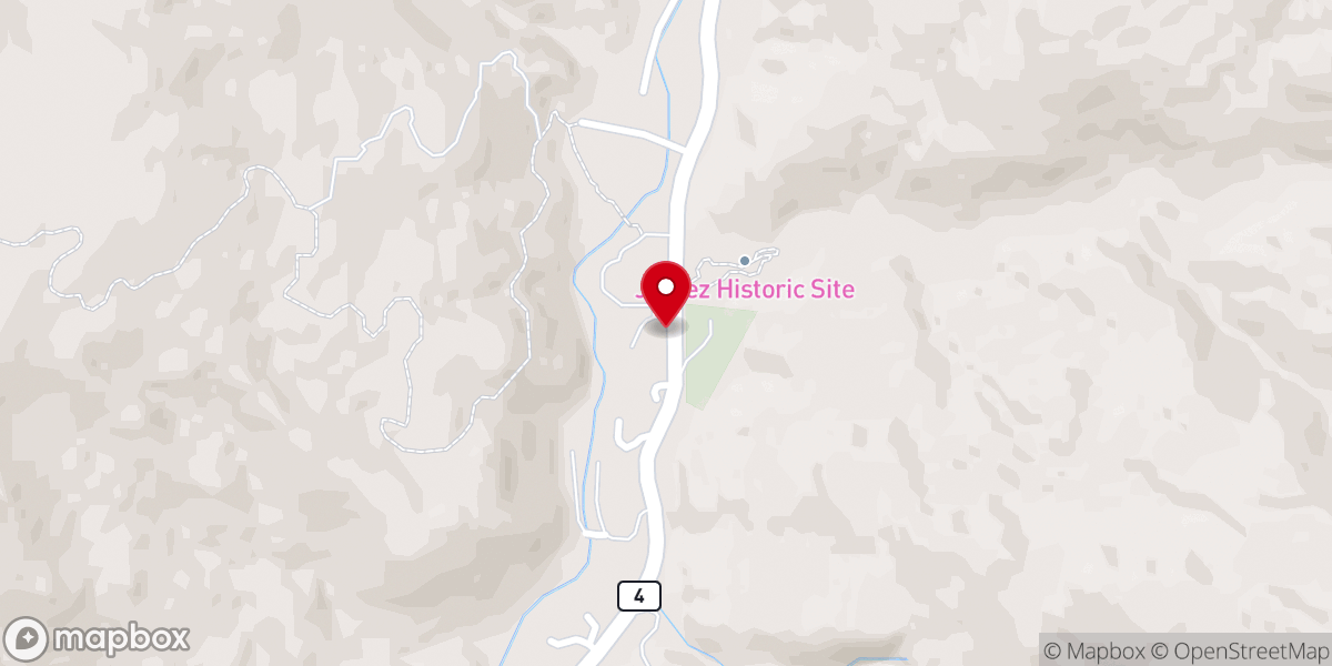 Map showing location of Church Canyon