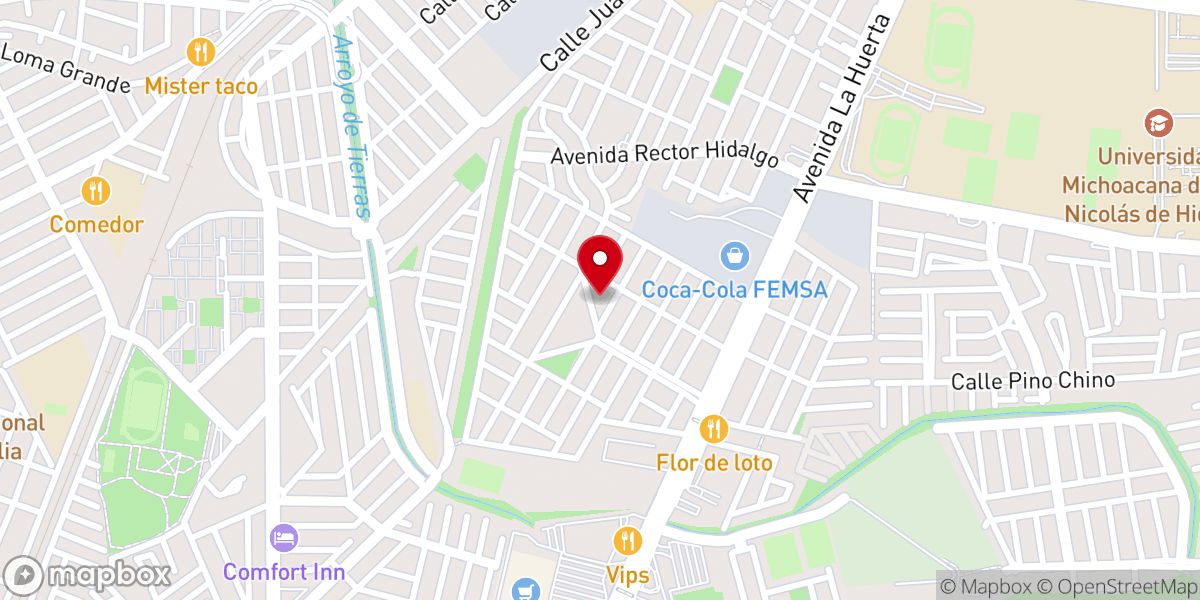 Map showing location of Parroquia de la Ascensión del Señor