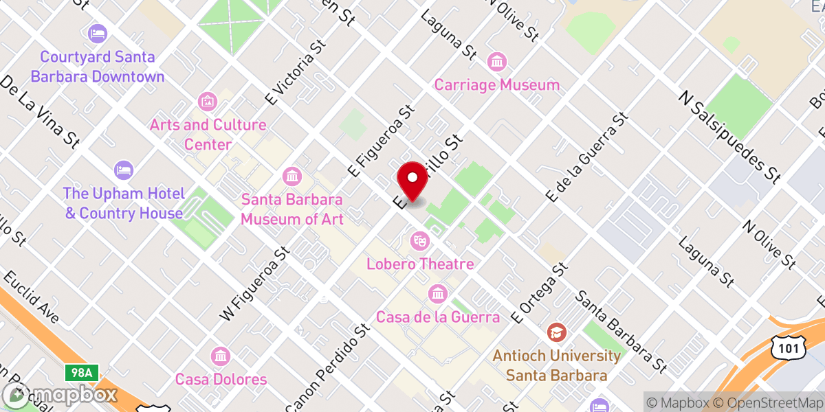 Map showing location of Belong Church SB