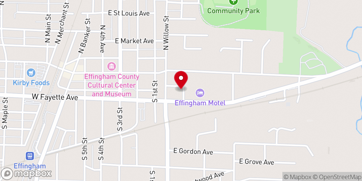 Map showing location of Community of Christ