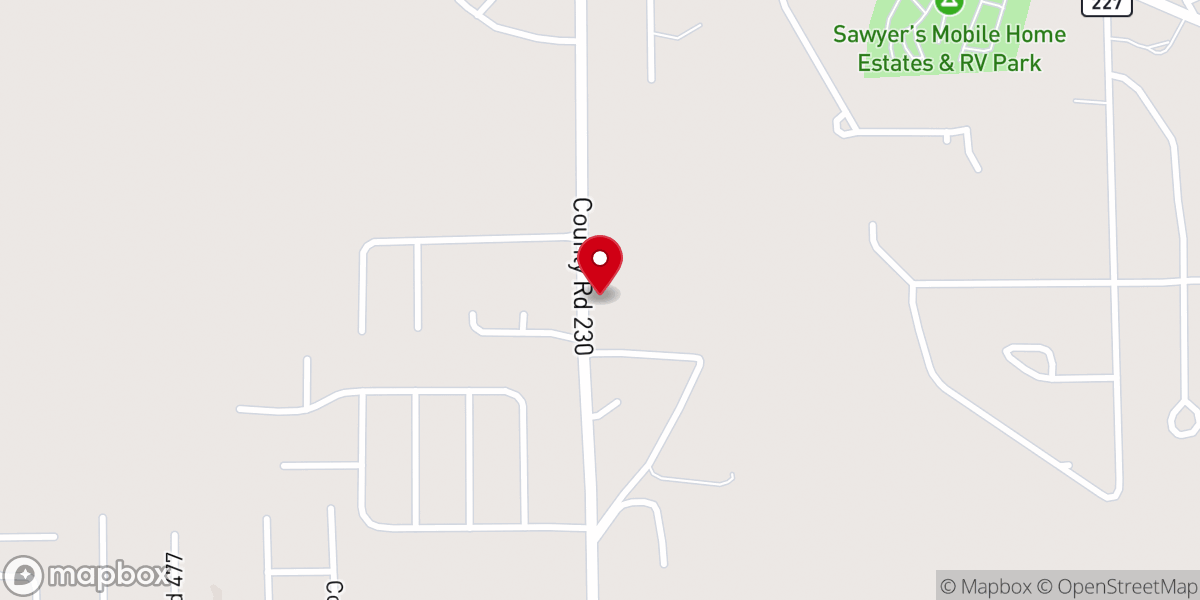 Map showing location of Bush Road Emmanuel Holiness Church