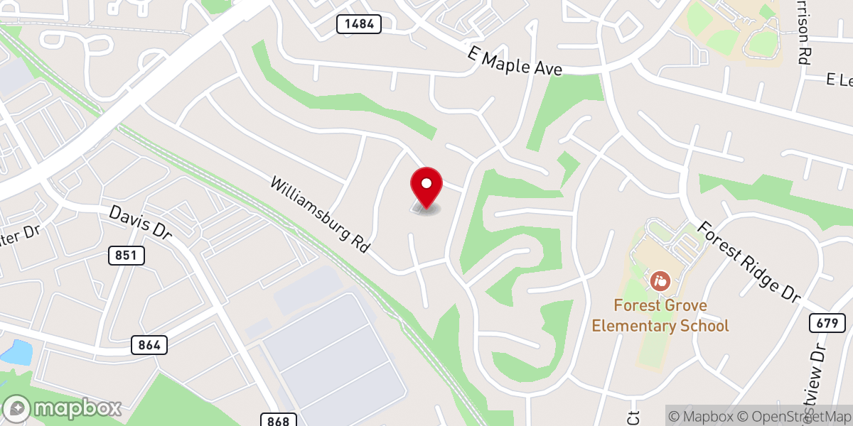 Map showing location of Sterling Spanish Seventh-day Adventist Church