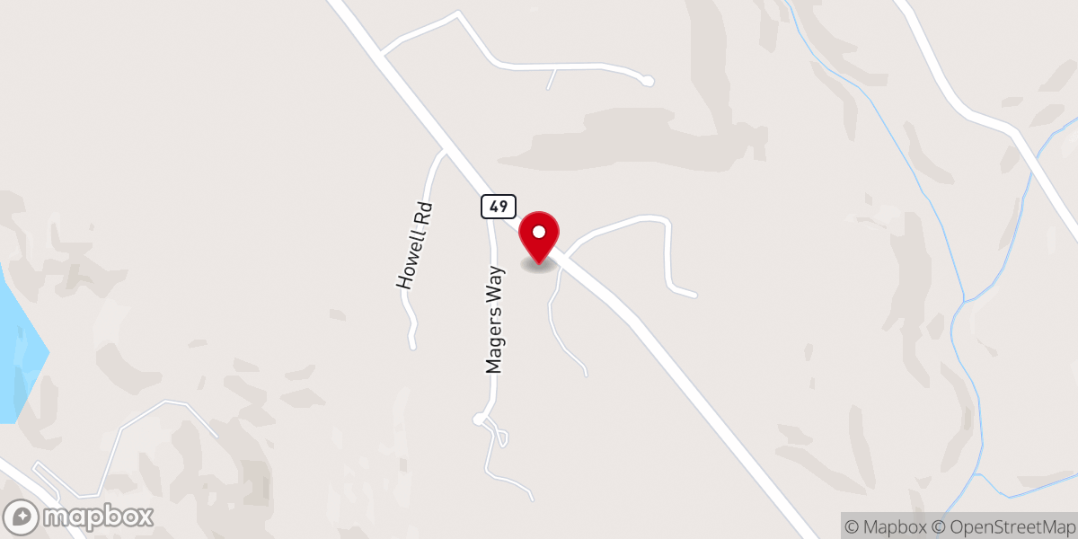 Map showing location of Mt Zion Pentecostal Church