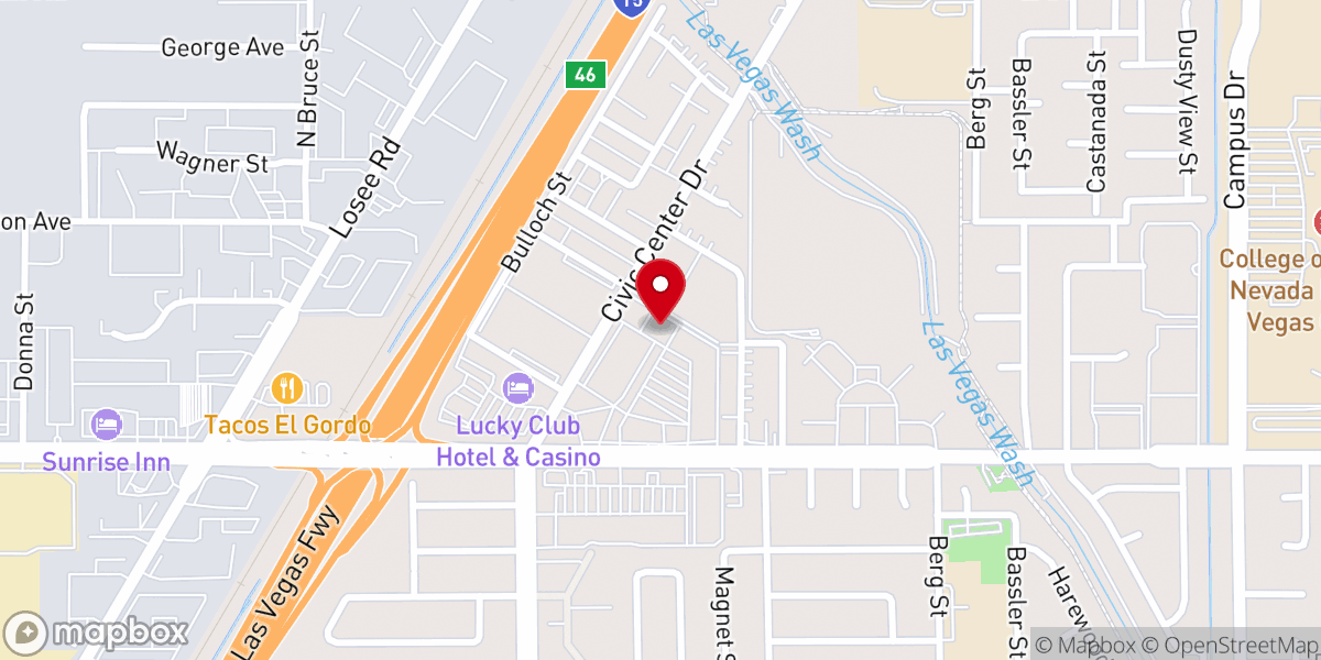 Map showing location of New Beginnings Ministries