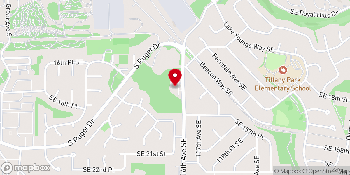 Map showing location of United Christian Church