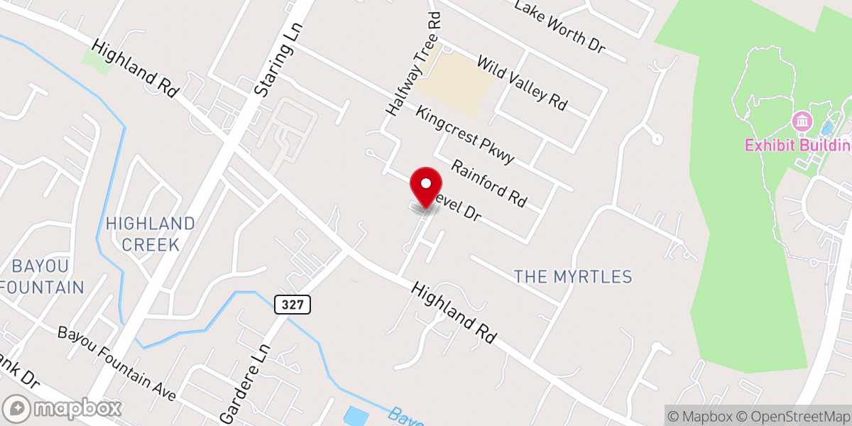 Map showing location of Saint Johns Methodist Church