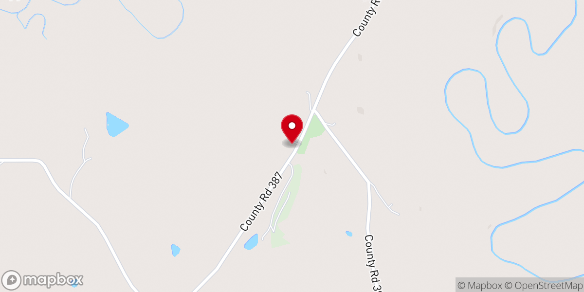 Map showing location of Barks Chapel