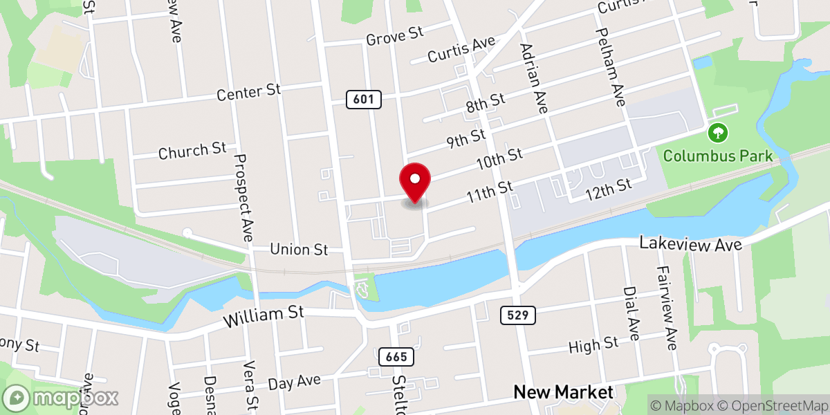 Map showing location of Perpetual Eucharistic Adoration