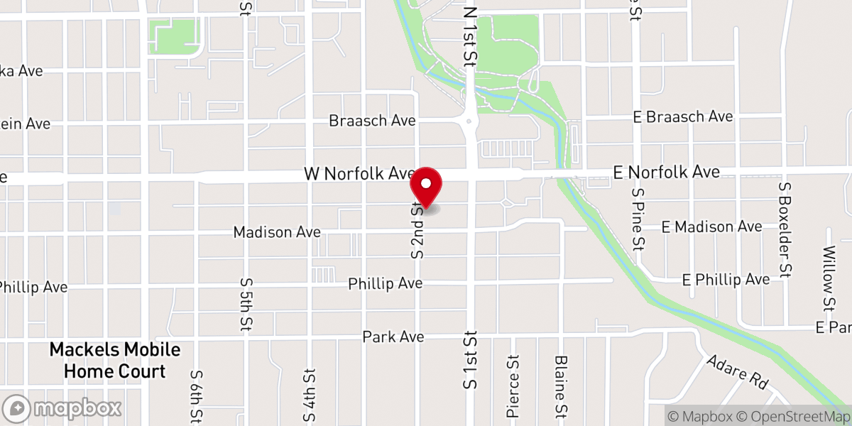 Map showing location of One Hope Fellowship