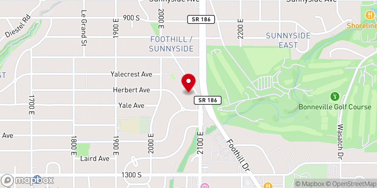Map showing location of Zion Evangelical Lutheran Church
