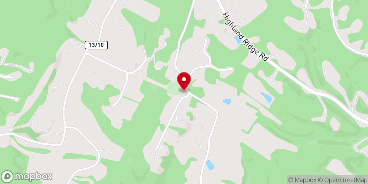 Map showing location of Mount Pleasant United Methodist Church