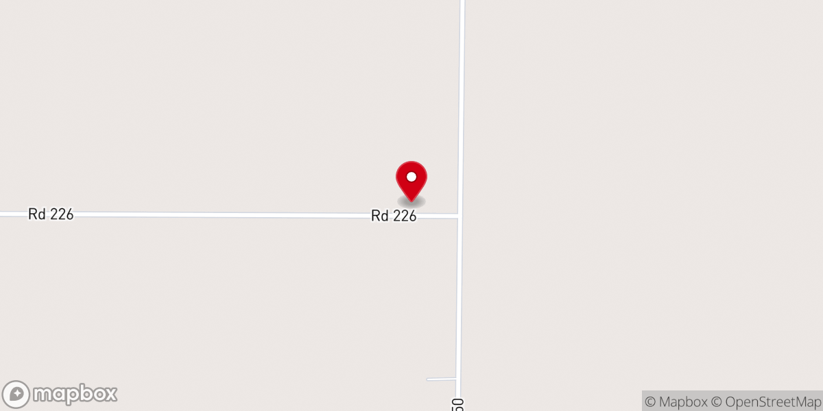 Map showing location of Golden Prairie Baptist Church