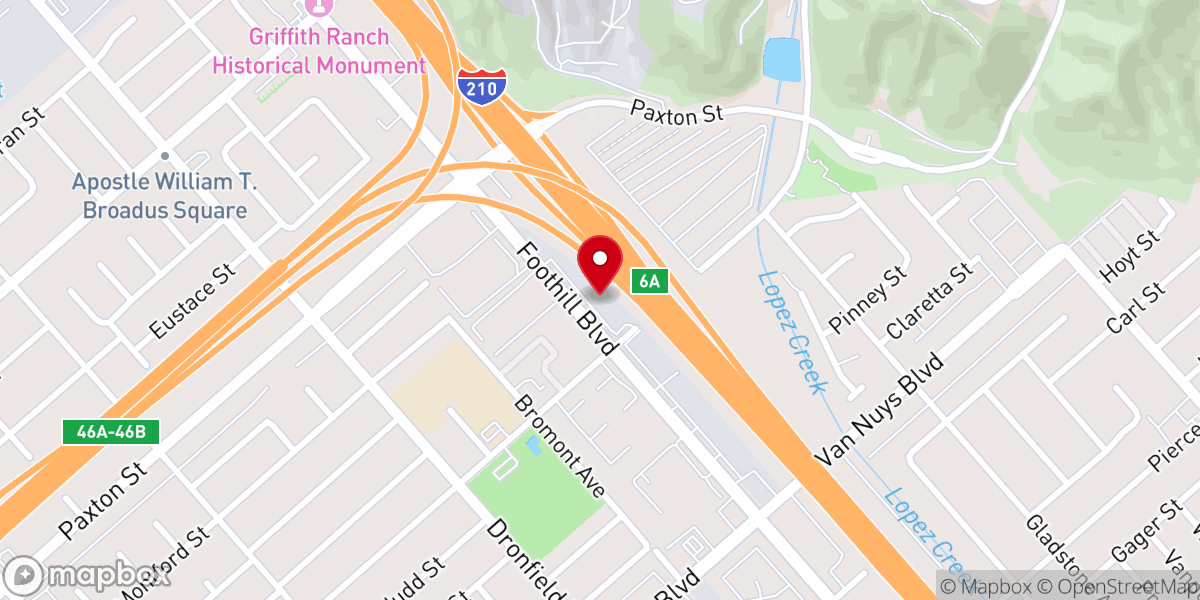 Map showing location of Iglesia Bautista El Buen Pastor