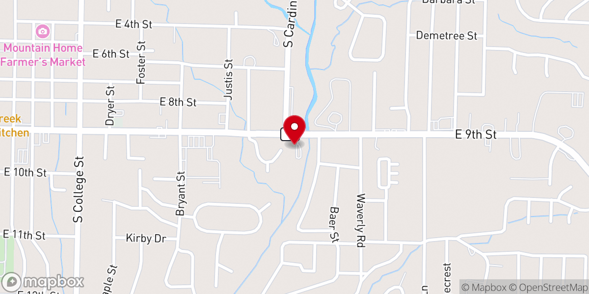 Map showing location of Impact Faith Church