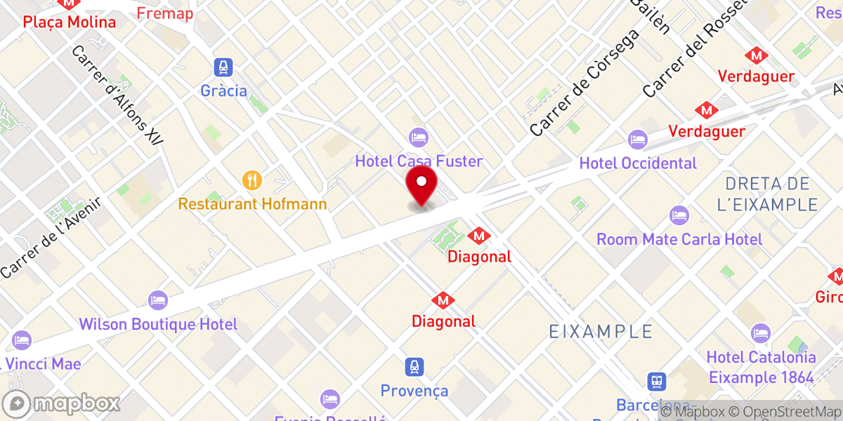 Map showing location of Iglesia de la Virgen de Pompeya