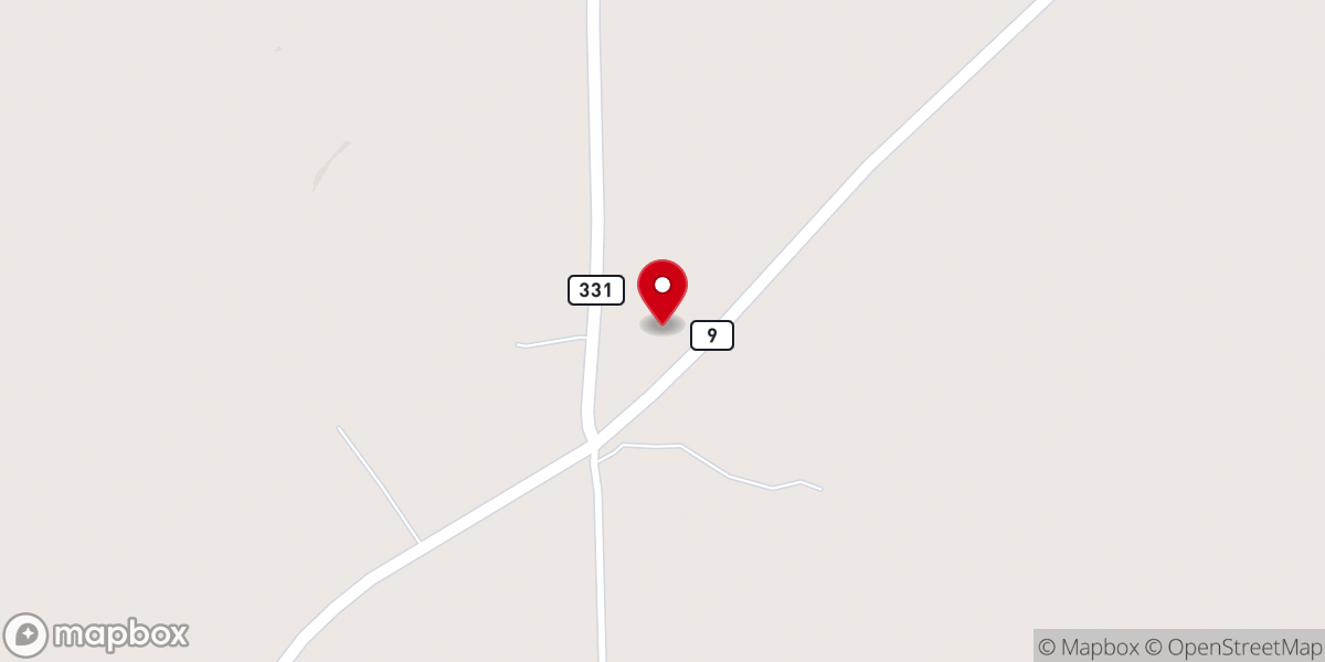Map showing location of Lantrip Church