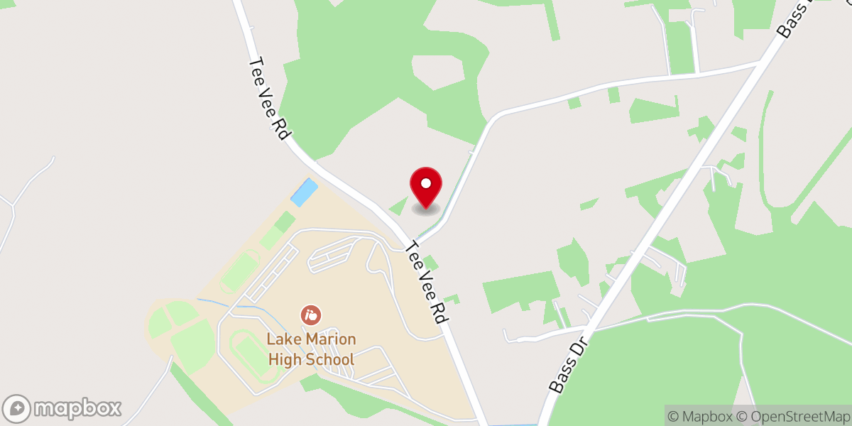 Map showing location of Greater Friendship AME Church