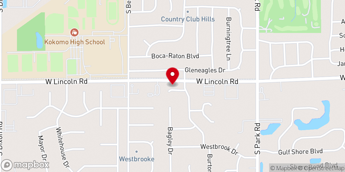Map showing location of Christian Science Church