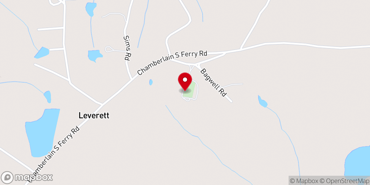 Map showing location of Pine Grove United Methodist Church