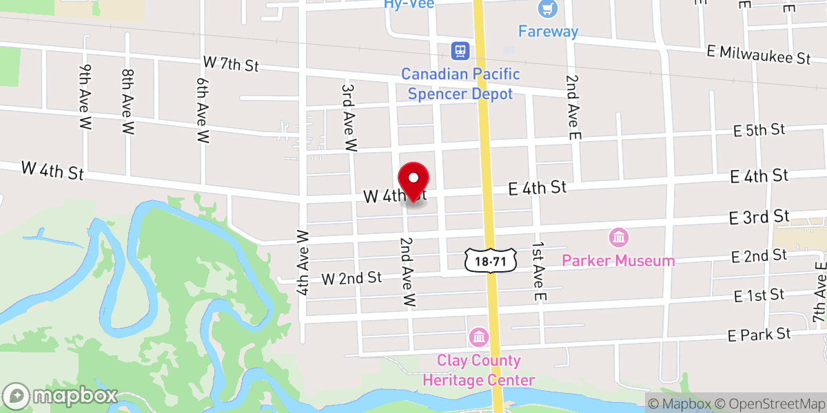 Map showing location of The Way Station