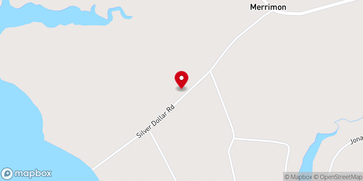 Map showing location of Reels Chapel A.M.E Baptist Church